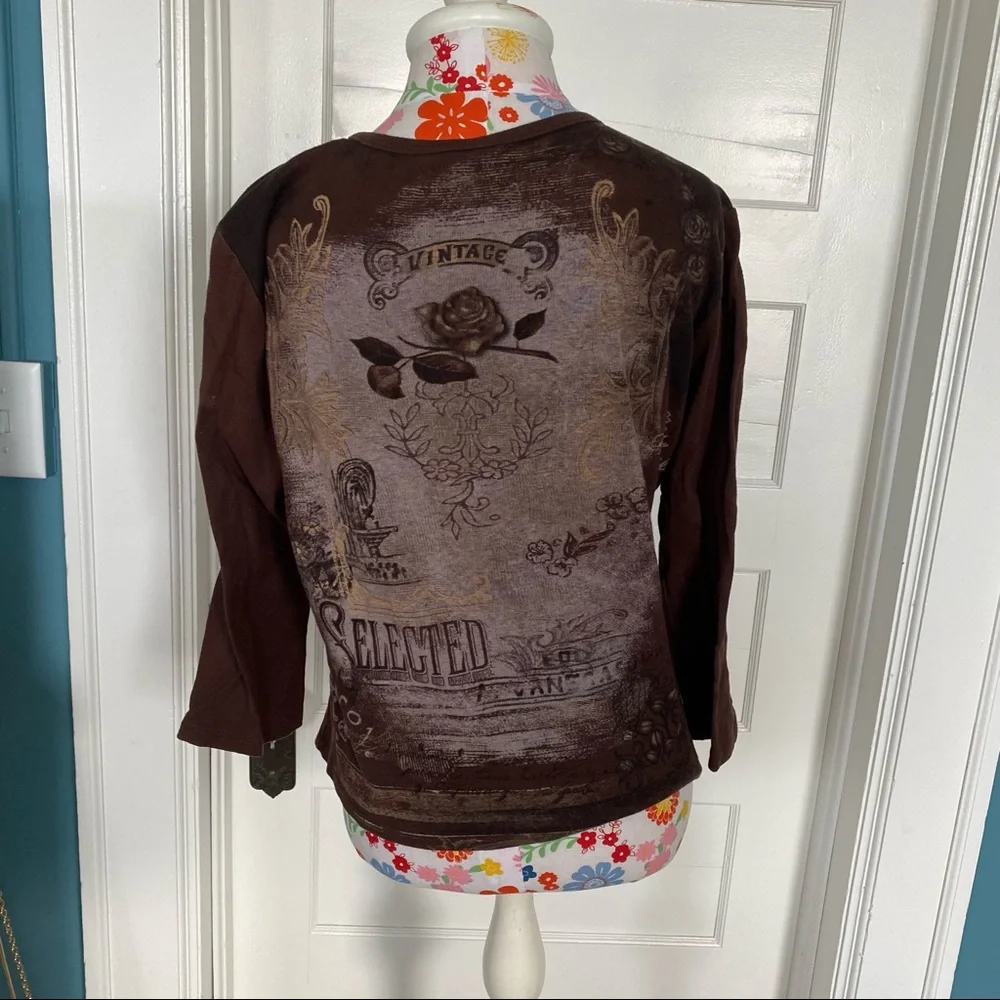 French Rhinestone Tee - Picture 3 of 4